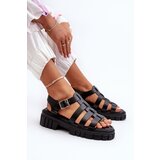 Boto FD1 Women's Black Roman Sandals Rosarose | ePonuda.com