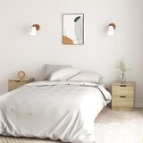 Furnova Nočna omarica 2 kosa sonoma hrast 40x40x50 cm inženirski les, (21927038) | Shoptok.si