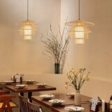  Immax 08255L - visilica na lanku PINCHOS 1xE27/40W/230V prečnika 50 cm bambus | Eponuda.com