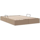  Otomanski krevet s pohranom Kapućino 140 x 200 cm Lažna koža | shoptok.hr