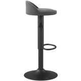  Barski stolček temno siv žamet, (20817378) | Shoptok.si