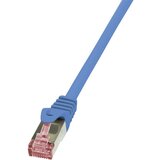 Logilink CQ2046S RJ45 omrežni kabel\, Patch kabel CAT 6 S/FTP 1.50 m modra ognjevaren\, z zaščitnim zapornim zatičem 1 kos, (20418442) | Shoptok.si