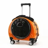 kofer za transport kućnih ljubimaca premium orange