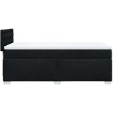  Krevet s oprugama i madracem crni 90x200 cm od tkanine | shoptok.hr