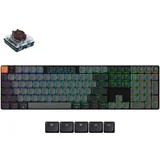 K5 QMK Brezžična Mehanska Tipkovnica (Version 2) RGB LED (Hot-swappable) / Brown / K5X-H3, (22108197)