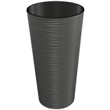  Visoka okrugla posuda za biljke Aurora (Vanjska dimenzija (ø x V): 30 x 57 cm, Plastika, Antracit) | shoptok.hr