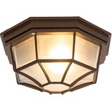 QAZQA Podeželska stropna svetilka rjasto rjava 26,5 IP44 - Bri | Shoptok.si