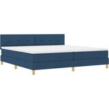  Krevet s kutijom s madracem plavi 200x200 cm tkanina | shoptok.hr