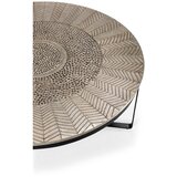 MOME Crni/sivi okrugao stolić za kavu u mat dekoru ø 90 cm Clarisa – | shoptok.hr