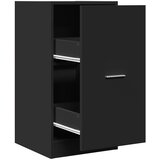 Ormarić za lijekove crni 40x41x77,5 cm konstruirano drvo | shoptok.hr