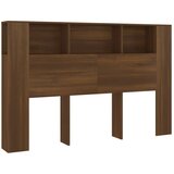 Maison Chic vzglavna omarica - nočna omarica - posteljna omarica rjavi hrast 160x18,5x104,5 cm, (21705875) | Shoptok.si