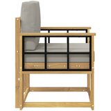  2 Komad Set vanjskih sofa Poliester Bijela i svijetlosiva | shoptok.hr