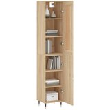  Visoka komoda hrasta sonome 34,5x34x180cm od konstruiranog drva | shoptok.hr