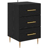  Nočna omarica Črna Orehovina 40 x 40 x 66 cm Konstruiran les, (5000160589) | Shoptok.si