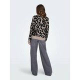 JDY Pulover 'ELANOR' bež / črna | Shoptok.si