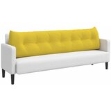  Jastuk za leđa Svijetlo žuta 200 x 24 x 50 cm tkanina | shoptok.hr