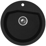 Metalac granitna usadna sudopera xVesta crna E520 ø90 | Eponuda.com
