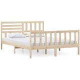 The Living Store Posteljni okvir 150x200 cm trdnega lesa - Posteljni Okvir, (21526949) | Shoptok.si
