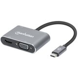  Docking station Manhattan 130691 USB-C - VGA/HDMI/USB 3.0/PD 87W cene