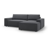 Micadoni Temno siva raztegljiva kotna sedežna garnitura (desni kot) Jodie – Home | Shoptok.si