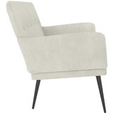  Klupa krem 108 x 79 x 79 cm baršunasta | shoptok.hr