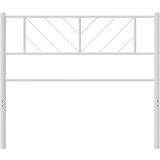  Metalno uzglavlje bijelo 100 cm | shoptok.hr