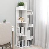 The Living Store Knjižna omara bela 48x25,5x140 cm iverna plošča - Knjižna Omara, (21431218) Cene