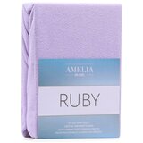 AmeliaHome Plahta s gumom Ruby 140-160x200 cm, lila | shoptok.hr