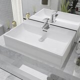 vidaXL umivaonik s otvorom za slavinu keramički bijeli 60,5x42,5x14,5 cm Cijene