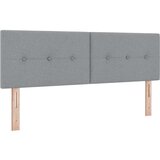 Box spring krevet s madracem &amp led svijetlo sivo 160x200 cm tkanina | shoptok.hr