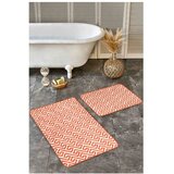 Mila Home Oranžne žametne kopalniške preproge v kompletu 2 ks 60x100 cm – | Shoptok.si