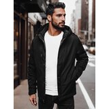 DStreet Kurtka męska przejściowa z kapturem czarna | Shoptok.si