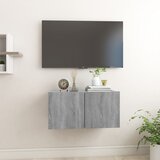 vidaXL Viseći TV ormarić boja sivog hrasta sonome 60x30x30 cm drveni Cijene