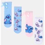 Sinsay Pamučne čarape s ukrasnim mašnama 4 komada Stitch | shoptok.hr