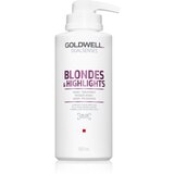 Goldwell dualsenses blondes highlights 60 sec treatment maska za svetlo obarvane lase 500 ml Cene