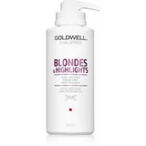 Goldwell dualsenses blondes highlights 60 sec treatment maska za svetlo obarvane lase 500 ml