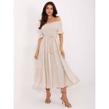 Italy Moda Dress-MI-SK-A2609.96-beige | shoptok.hr