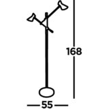 Searchlight STOJEČA LED-SVETILKA Diablo 800 lm 3000 K | Shoptok.si