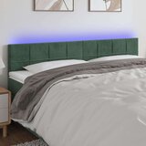  Posteljno vzglavje temno zeleno 180x5x78/88 cm žamet, (20952187) Cene