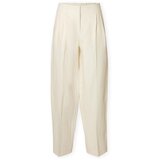 Selected Hlače W Barrel Lia Trousers - Birch Bež | Shoptok.si