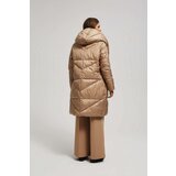 Marisse Long Dark Beige Hooded Jacket | ePonuda.com