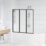 vidaXL tuš paravan crna 120 x 2 x 117 cm aluminij Cijene