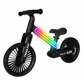 Trike Fix Glow dječji balans bicikl s LED rasvjetom, crni | shoptok.hr