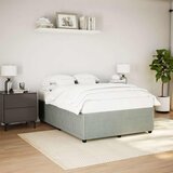  Okvir za krevet bez madraca svjetlosivi 140x200 cm baršunasti | shoptok.hr