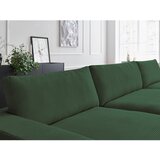 Bobochic Paris Tamno zelena kutna garnitura od samta (u obliku slova "U") Leonard – | shoptok.hr