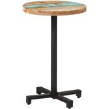 Bistro stol okrugli Ø 50 x 75 cm od masivnog obnovljenog drva | shoptok.hr