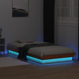 Furnova LED posteljni okvir voščeno rjav 90x190 cm trdna borovina, (21937616) Cene