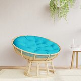  Okrugli jastuk tirkizna Ø 100 x 11 cm od tkanine Oxford | shoptok.hr