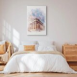  Slika - Painted Parthenon (1 Part) Vertical 60x90 Na talijanskom platnu | shoptok.hr