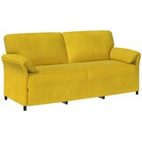 SOFA za 3 osobe Žuta 198 x 83 x 95 cm Baršun | shoptok.hr